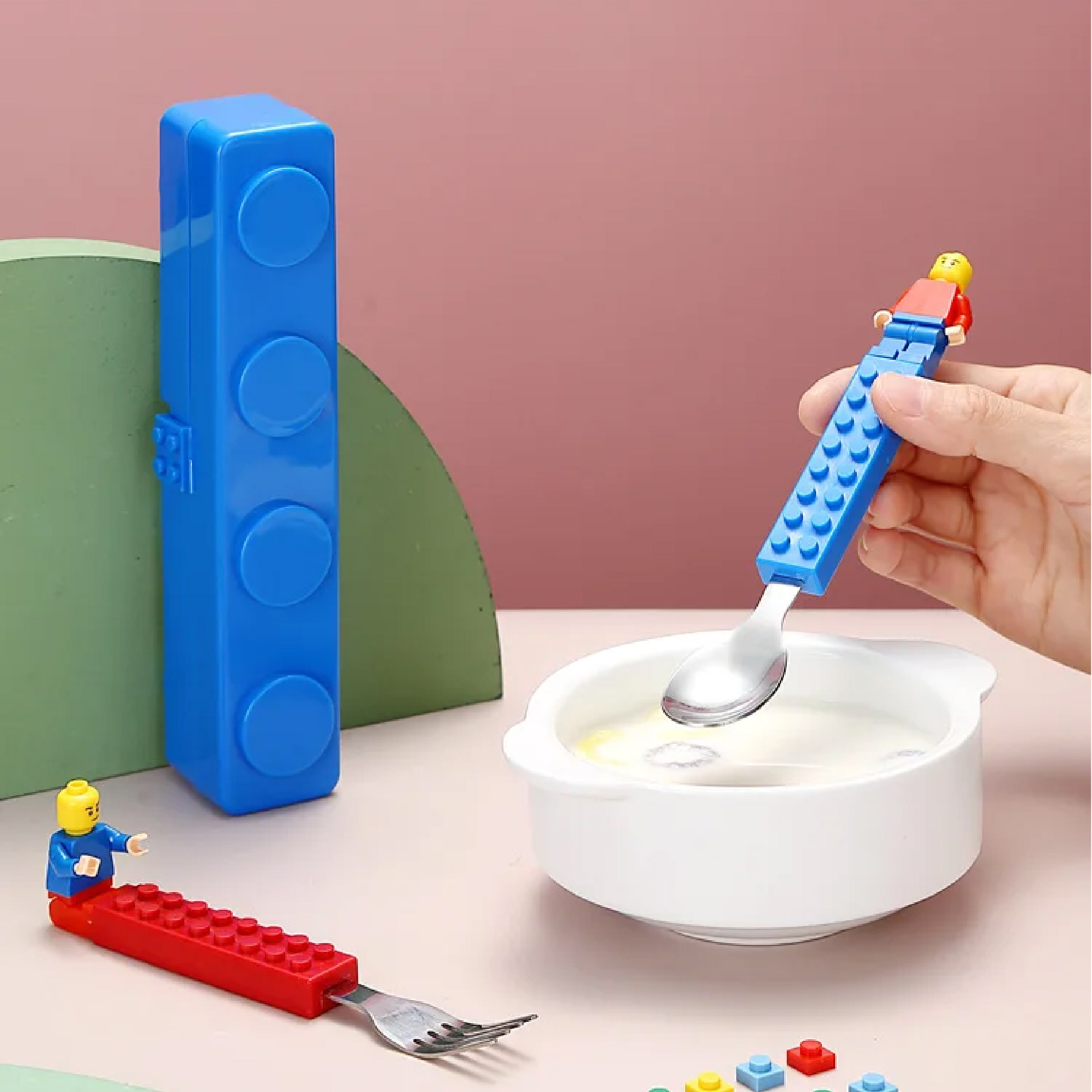 Set De Cubiertos Cuchara Y Tenedor Lego